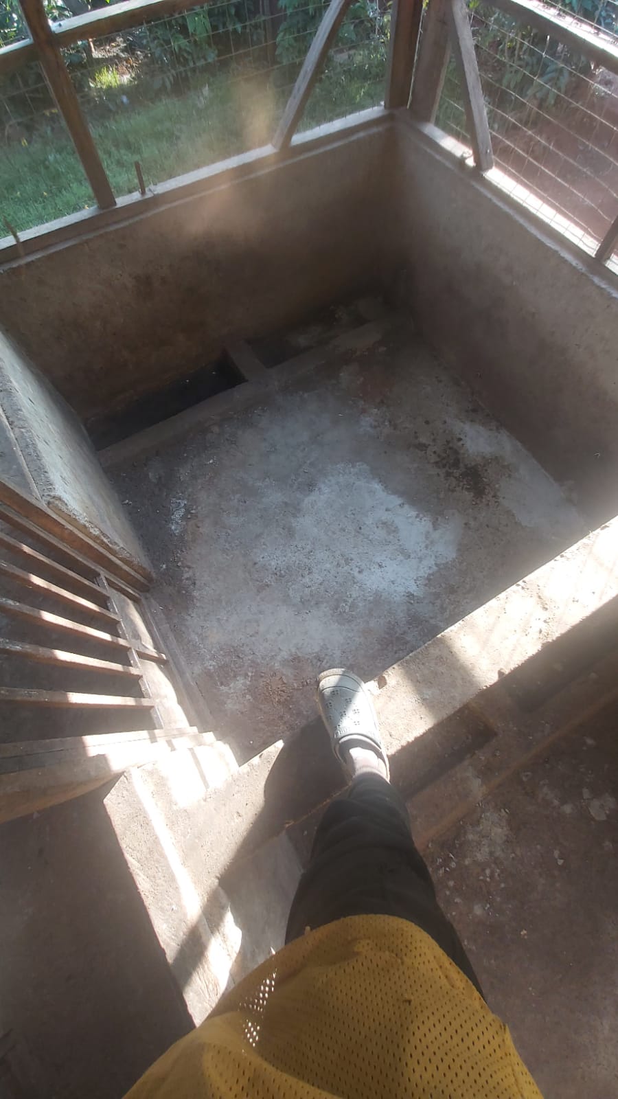 Piggery structure ready for restocking